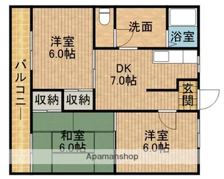 T−STYLE伊太A【2階】の間取り