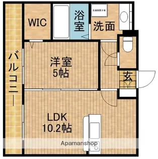 クレール・都【2階】の間取り
