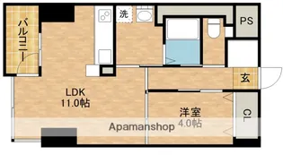CONFORTO紺屋町【9階】の間取り