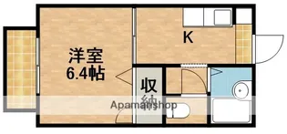 ヴューテラス司【2階】の間取り