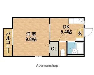 ドルチェB【2階】の間取り