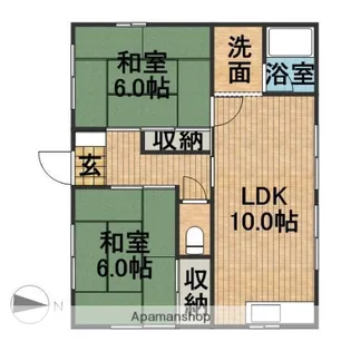 静岡県袋井市堀越【一戸建】の間取り