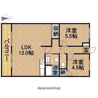 SPOON掛川【3階】の間取り