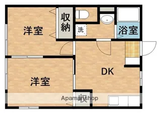 グリーンパークA【202号室】の間取り