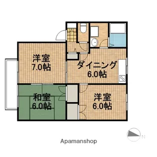 ポパイ【1階】の間取り