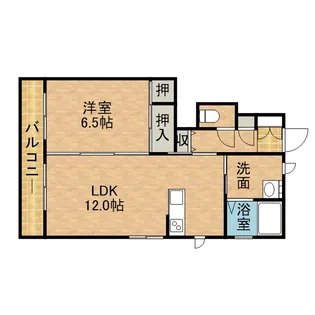 カーサ・フィオーレⅡ【1階】の間取り