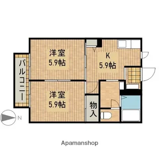 パストラルA【1階】の間取り