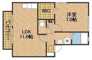 神立の杜C【2階】の間取り
