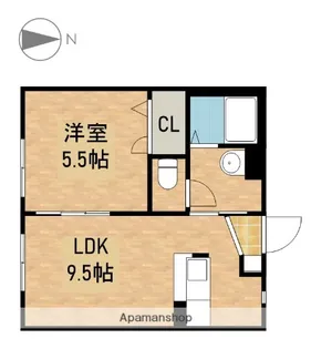 アーバンレックスC【1階】の間取り