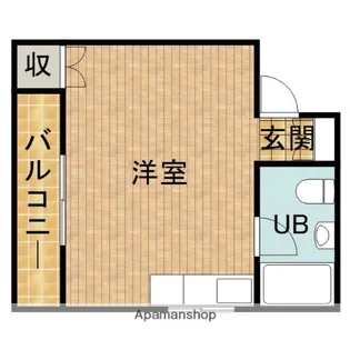 オラシオン登呂田B【2階】の間取り