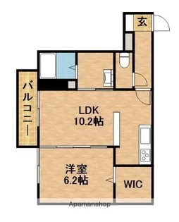 CASA IN COLLINA【2階】の間取り