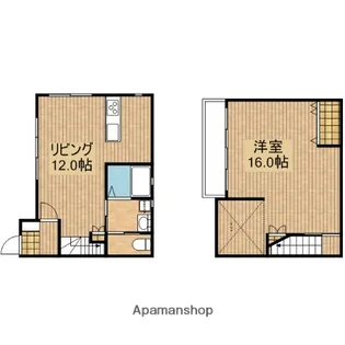 静岡県掛川市宮脇【テラスハウス】の間取り