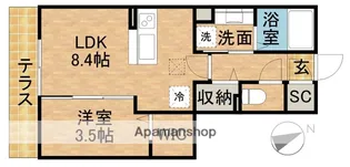 PRATIQUE【1階】の間取り
