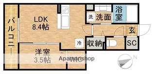 PRATIQUE【2階】の間取り