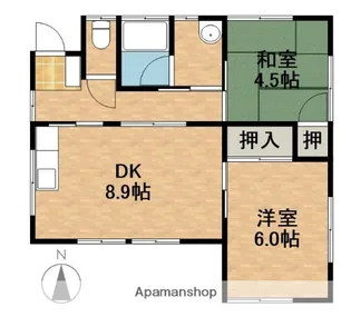 静岡県浜松市中央区小豆餅4丁目【一戸建】の間取り