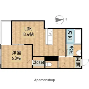 CURMSⅡ【3階】の間取り