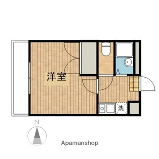 レジデンス城西【1階】の間取り