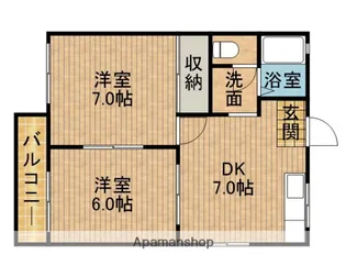 ENCHANTE【2階】の間取り