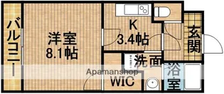 スカイコート高尾【302号室】の間取り