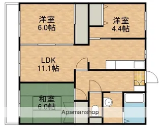 AAI高尾【4階】の間取り