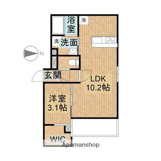 D−HILLS緑ヶ丘【101号室】の間取り