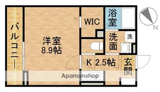 モンレーヴ住吉【2階】の間取り