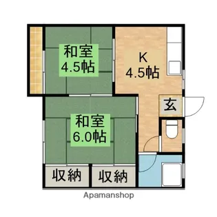 コーポアイランド【B号室】の間取り