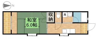 栁ホーム【201号室】の間取り