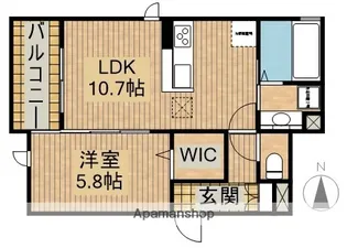 D−HILLS領家【1階】の間取り
