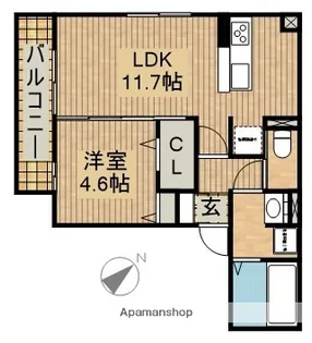 ARGENT【3階】の間取り