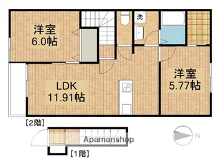 メゾンマーズ【2階】の間取り