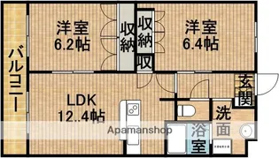 CLAIREⅡ【202号室】の間取り