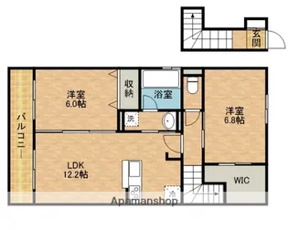 コンタドールN【2階】の間取り