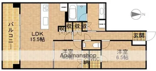 一条レジデンス西伊場【2階】の間取り
