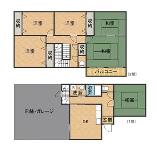 静岡県浜松市中央区幸5丁目【一戸建】の間取り