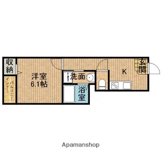 静岡県浜松市中央区野口町【アパート】の間取り