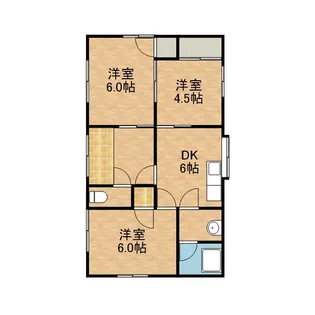 静岡県御前崎市比木【一戸建】の間取り