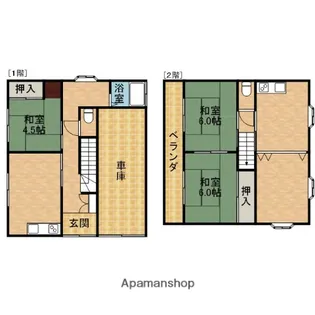 静岡県焼津市大島【一戸建】の間取り