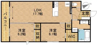 静岡県浜松市中央区鴨江2丁目【アパート】の間取り