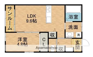 エルガーデン幸【2階】の間取り