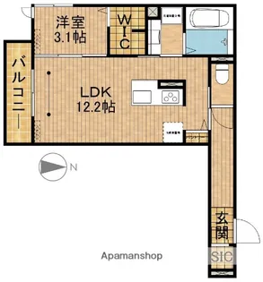 D−ROOM中島【2階】の間取り