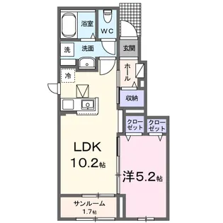 モカ?【1階】の間取り