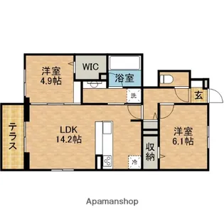 LEMONNIE【1階】の間取り