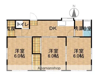 静岡県袋井市久能【一戸建】の間取り