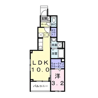 ココル【1階】の間取り