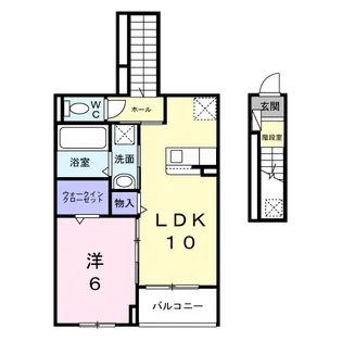 アルバ 涼【2階】の間取り