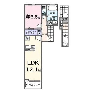 アルバ 涼【2階】の間取り