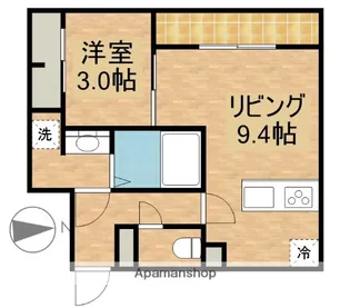 D−HILLS二之宮【2階】の間取り