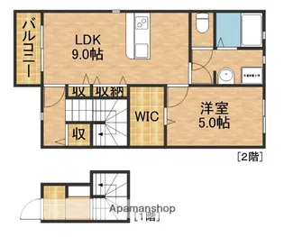 LOTUS池新田【2階】の間取り