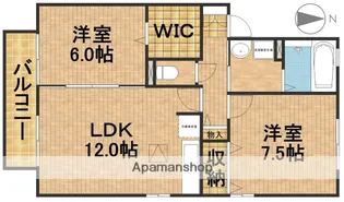 ANNIVERSARY【2階】の間取り